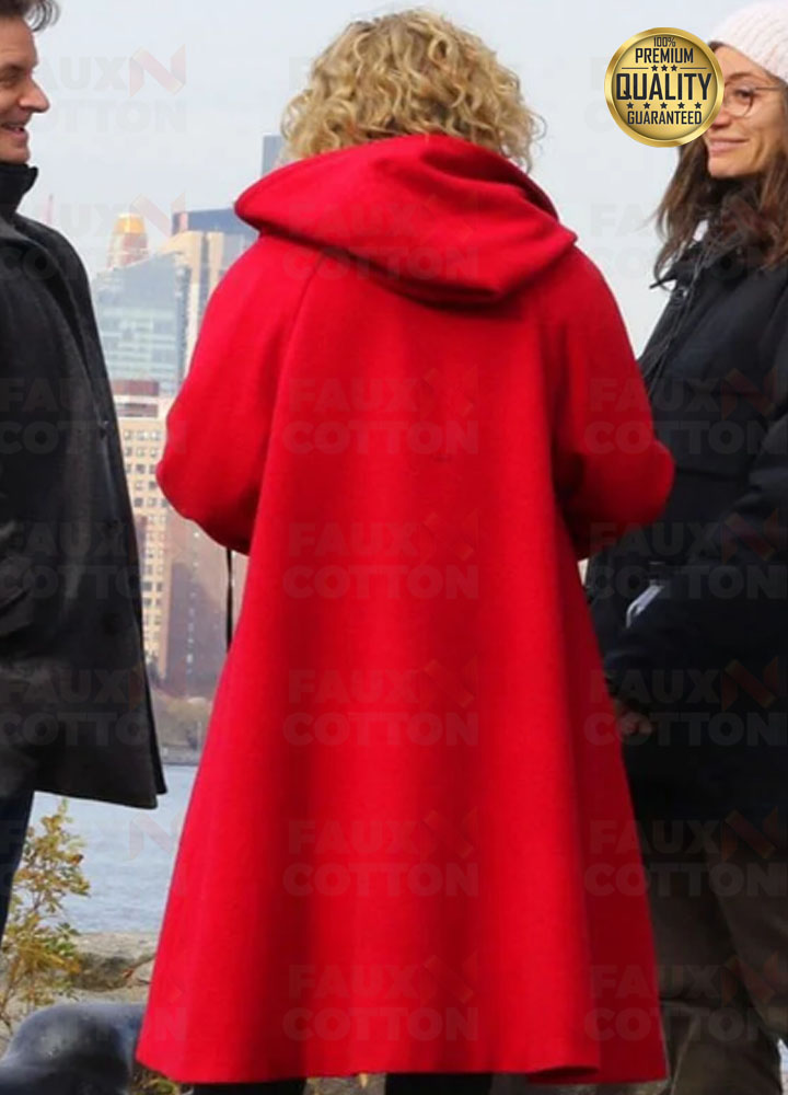 Modern Love Julia Garner ( Maddy ) Red Hood Coat